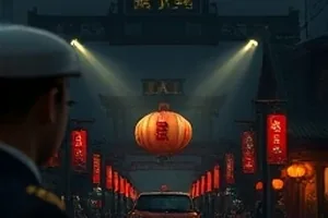 逆风渡口封面，渡船与江面晨雾的横版画面